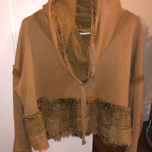 Free People Playing in Plaid Pullover